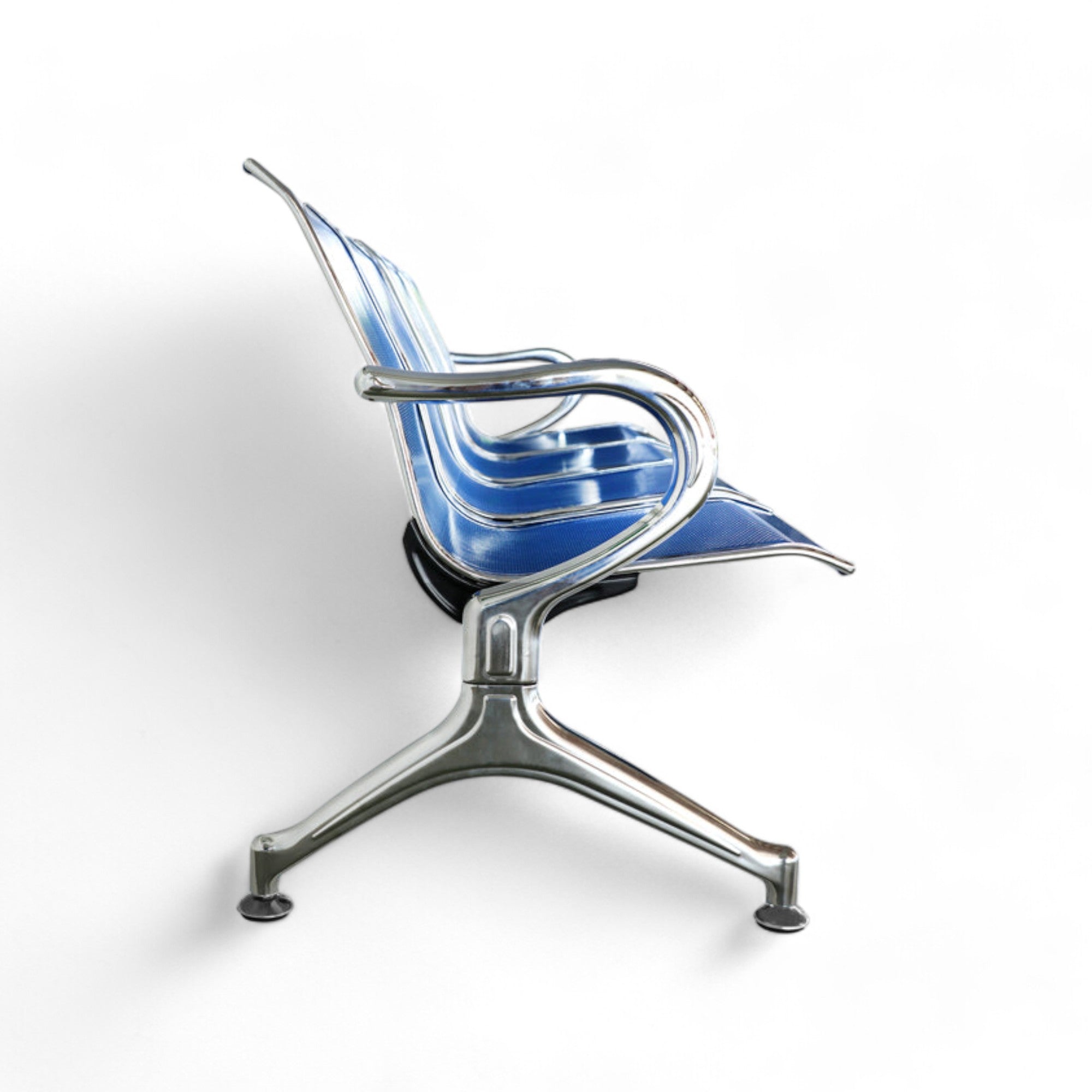 เก้าอี้พักคอย เก้าอี้แถวเหล็ก ขนาด 3 ที่นั่ง เก้าอี้สนามบิน เก้าอี้เหล็กแถว รุ่น สามเสน (SAMSEN)