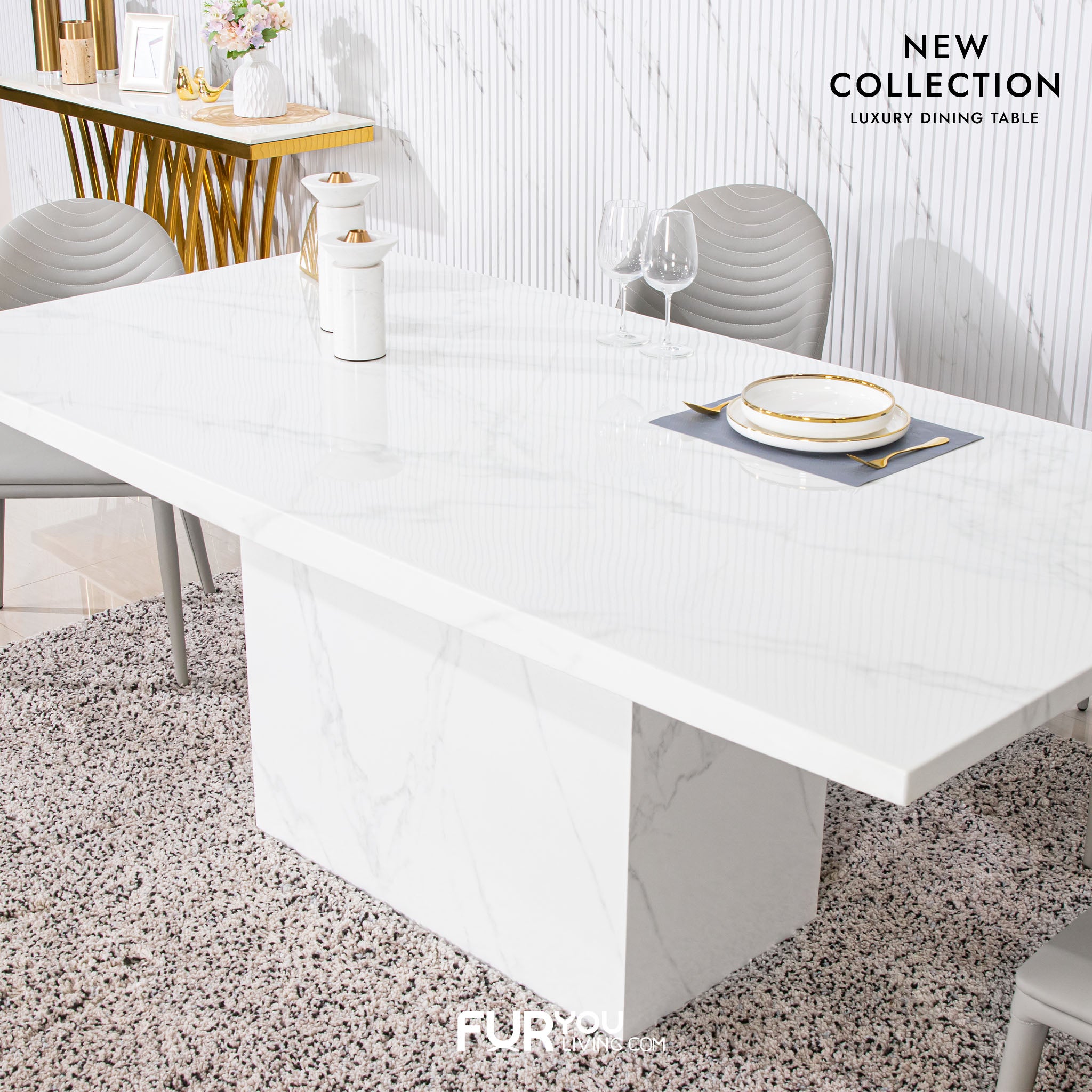 ชุดโต๊ะทานอาหาร 1.8 ม. รุ่น เอมิเลีย EMILIA