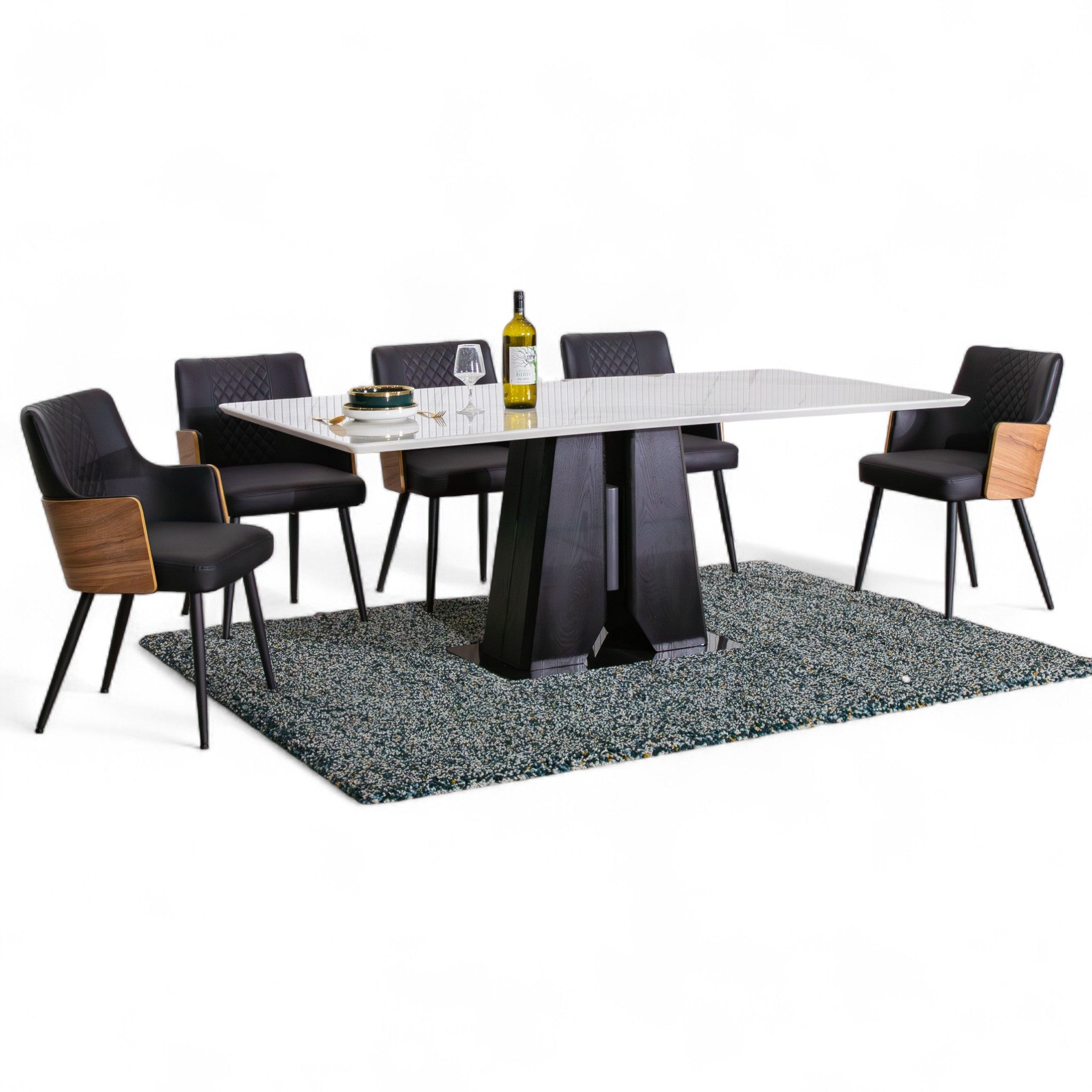 โต๊ะอาหารหิน 2.0 ม. รุ่น แอสเตอร์ ASTER