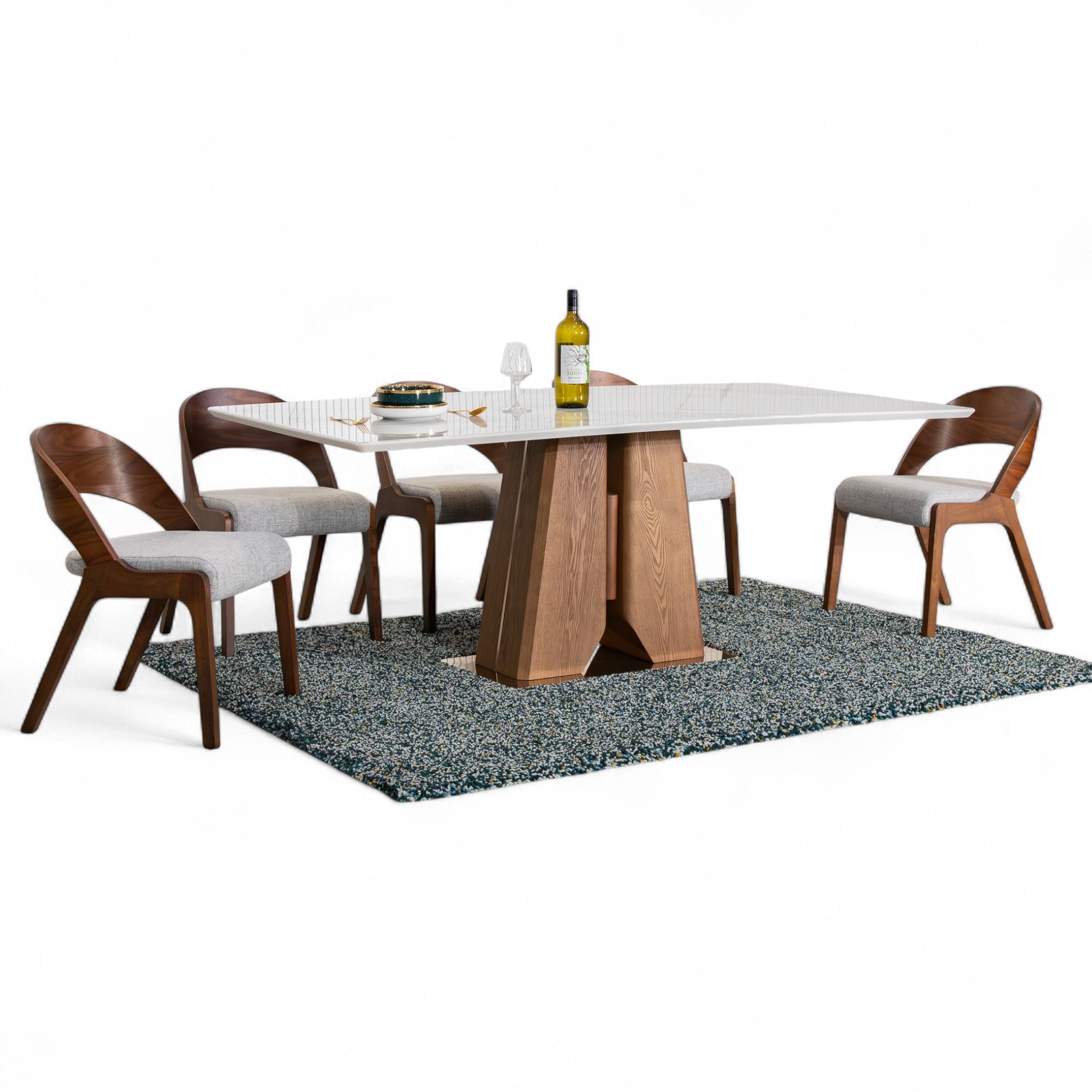 โต๊ะอาหารหิน 2.0 ม. รุ่น แอสเตอร์ ASTER