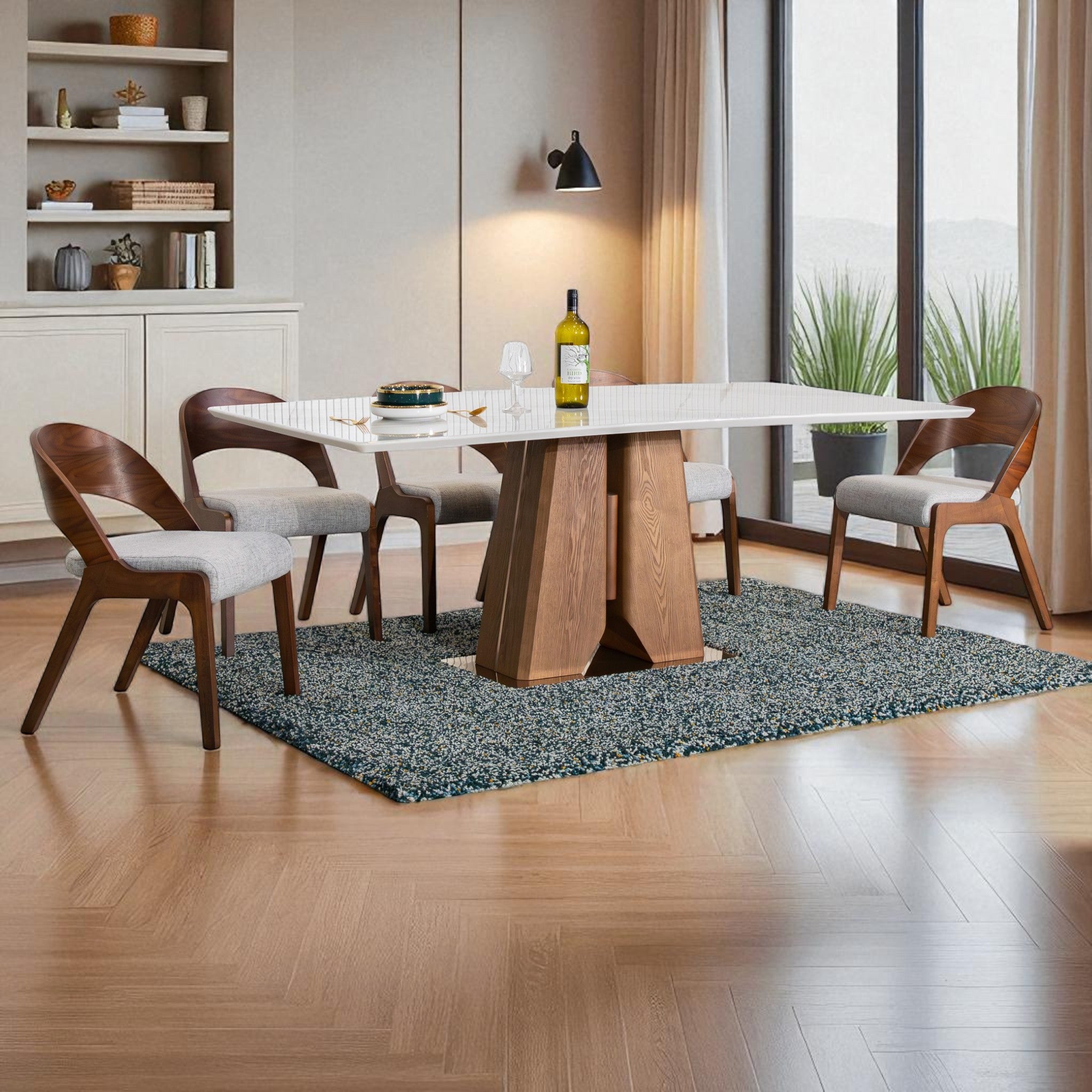 โต๊ะอาหารหิน 2.0 ม. รุ่น แอสเตอร์ ASTER