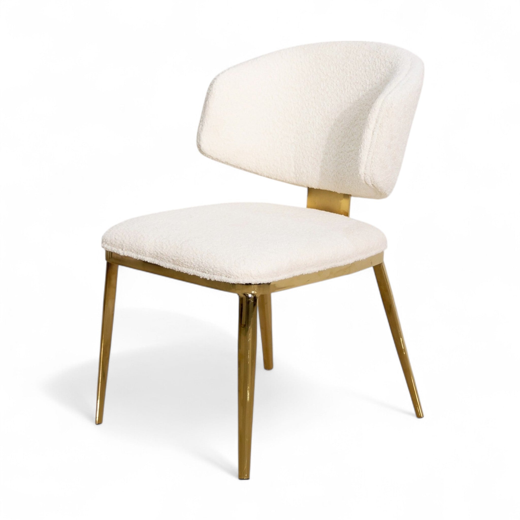 เก้าอี้อาหาร ขาสีทอง รุ่น เคอร์วี้ CURVY