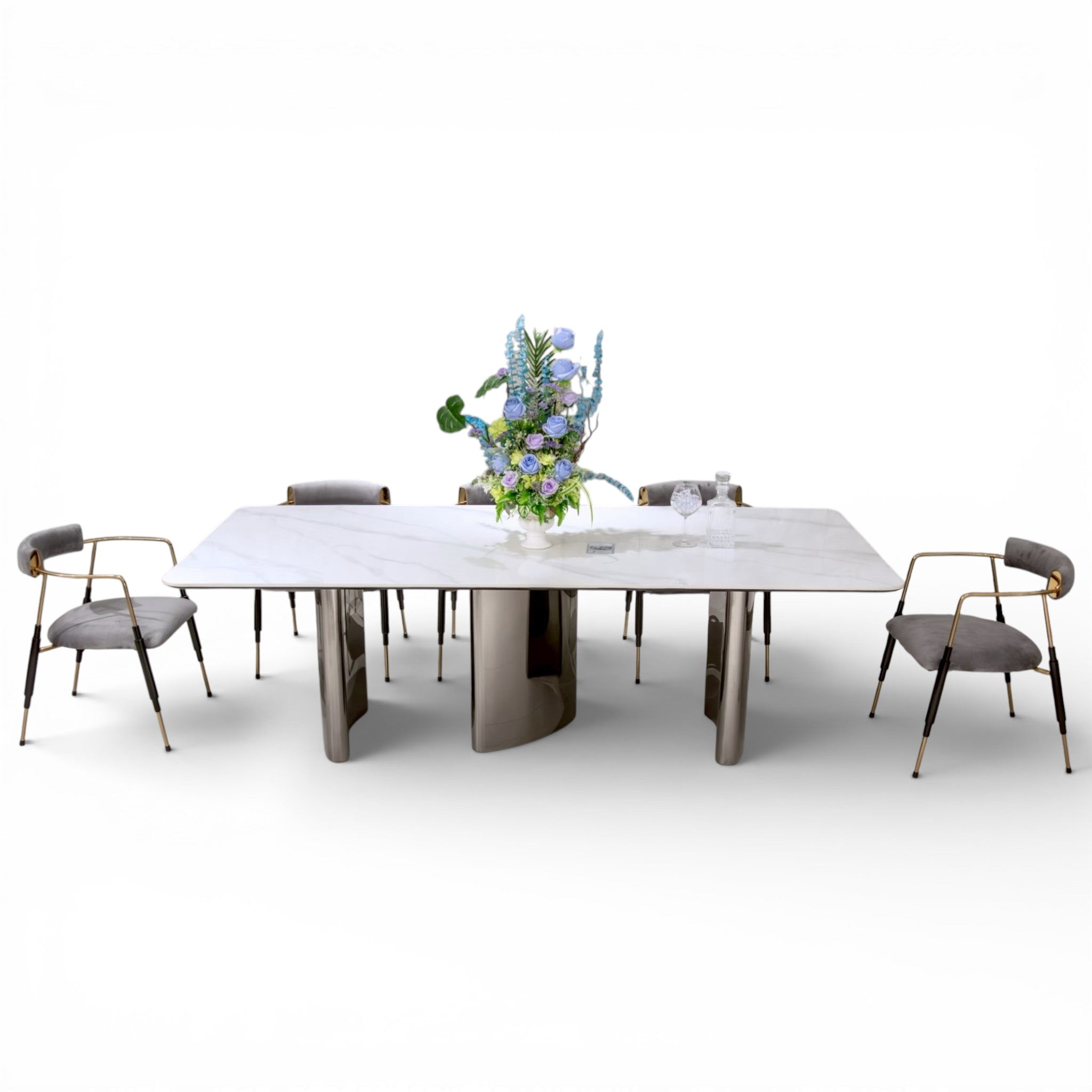 โต๊ะอาหารหินอ่อน 2.4 ม. รุ่น เอลซ่า ELSA