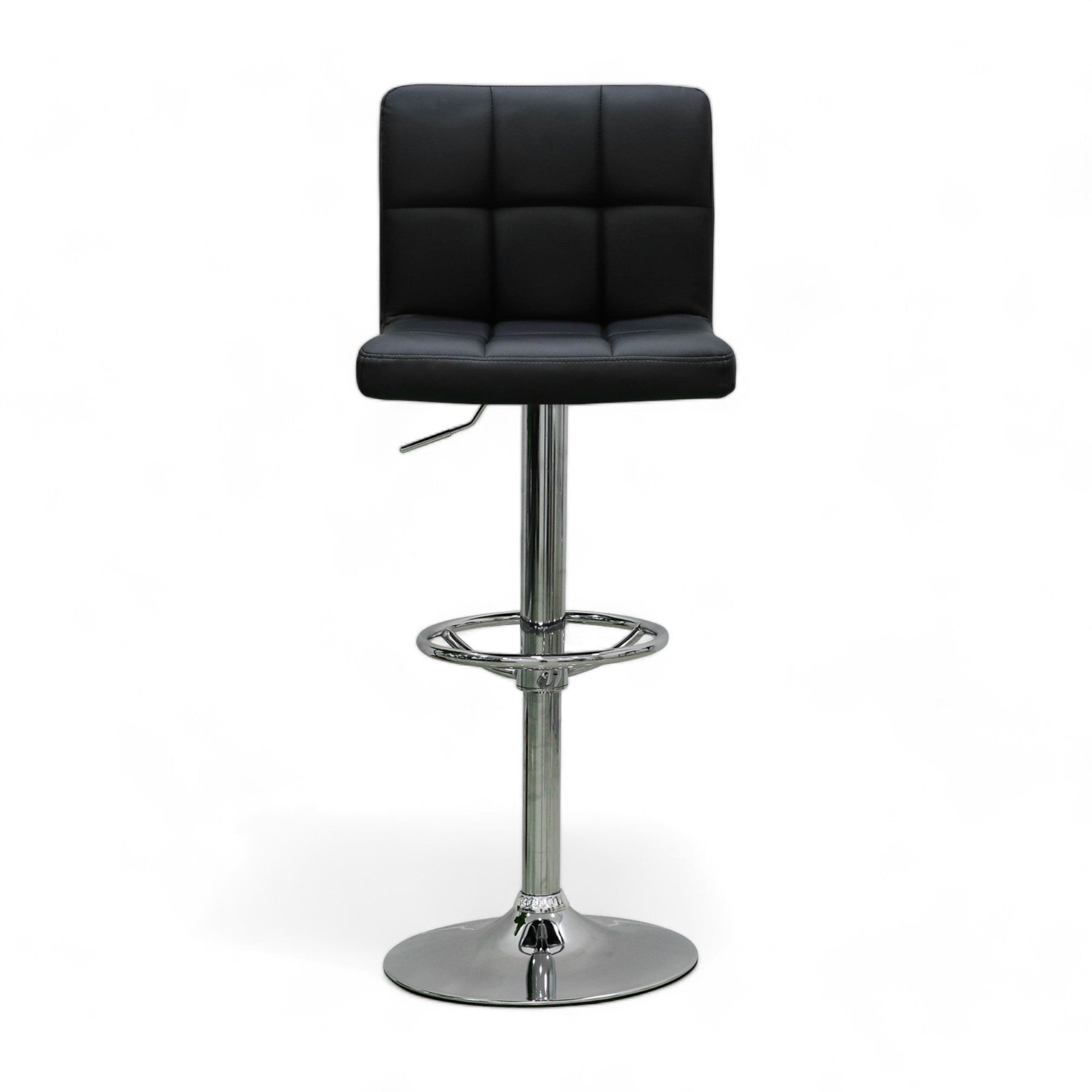 เก้าอี้บาร์ ทรงสูง ปรับระดับได้ หุ้มหนัง PU รุ่น อะตอม "ATOM"