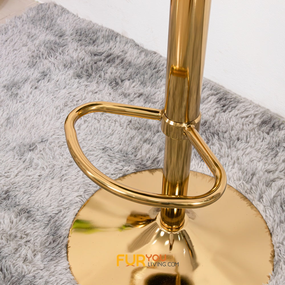 เก้าอี้บาร์ เก้าอี้บาร์พรีเมี่ยม ขาสีทอง รุ่น เบรดี้ BRAIDY