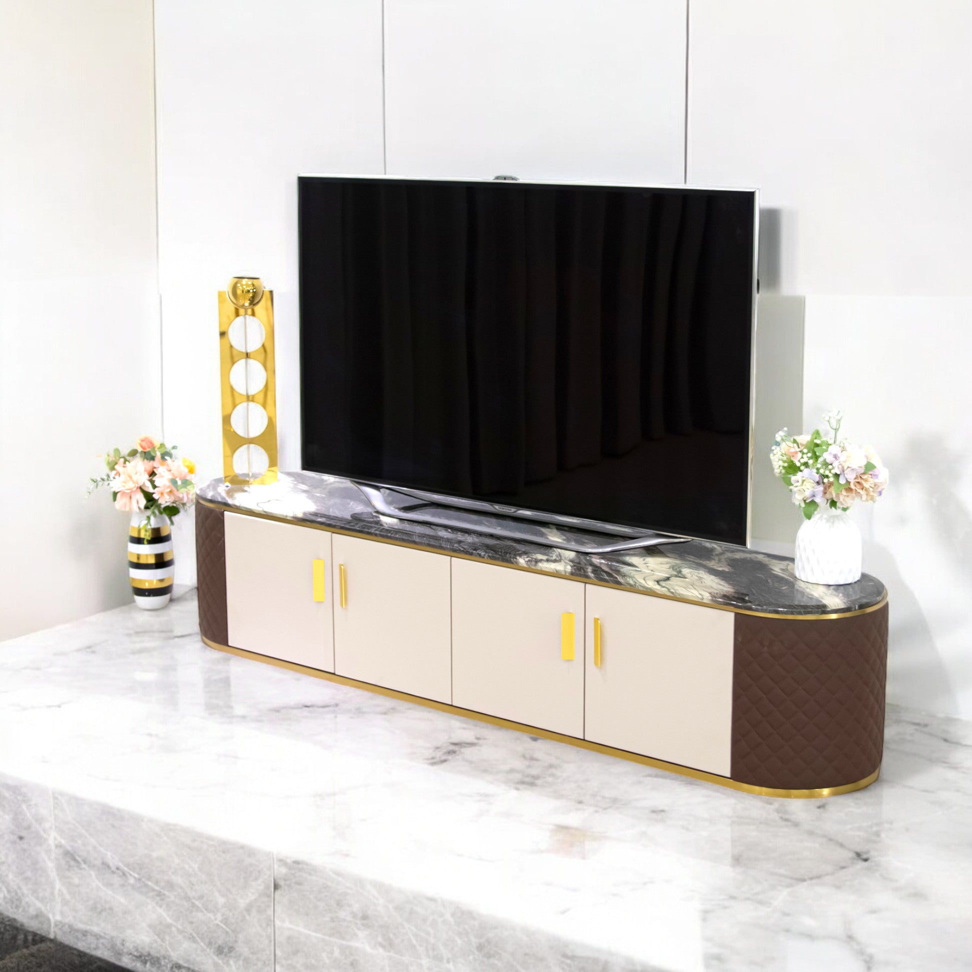 ชั้นวางทีวีหินอ่อน รุ่น แพททริเซีย PATRICIA