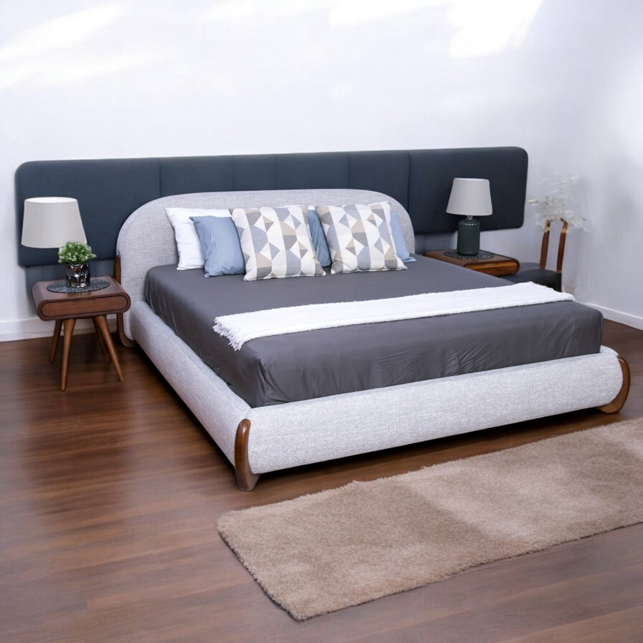 เตียงนอนผ้า "สแมนธ่า SAMANTHA" ขนาด 6 ฟุต