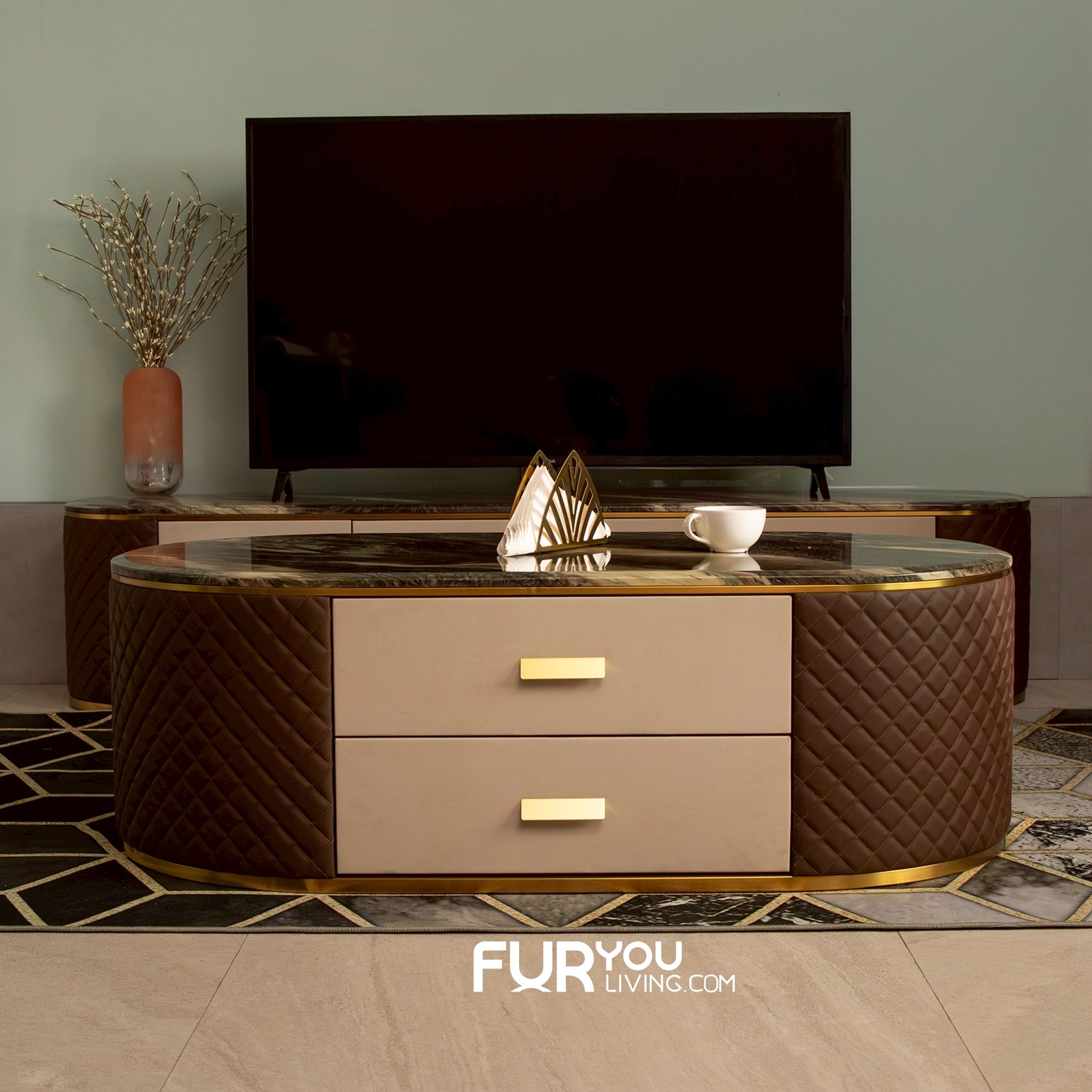 โต๊ะกลางหินอ่อน รุ่น แพททริเซีย PATRICIA