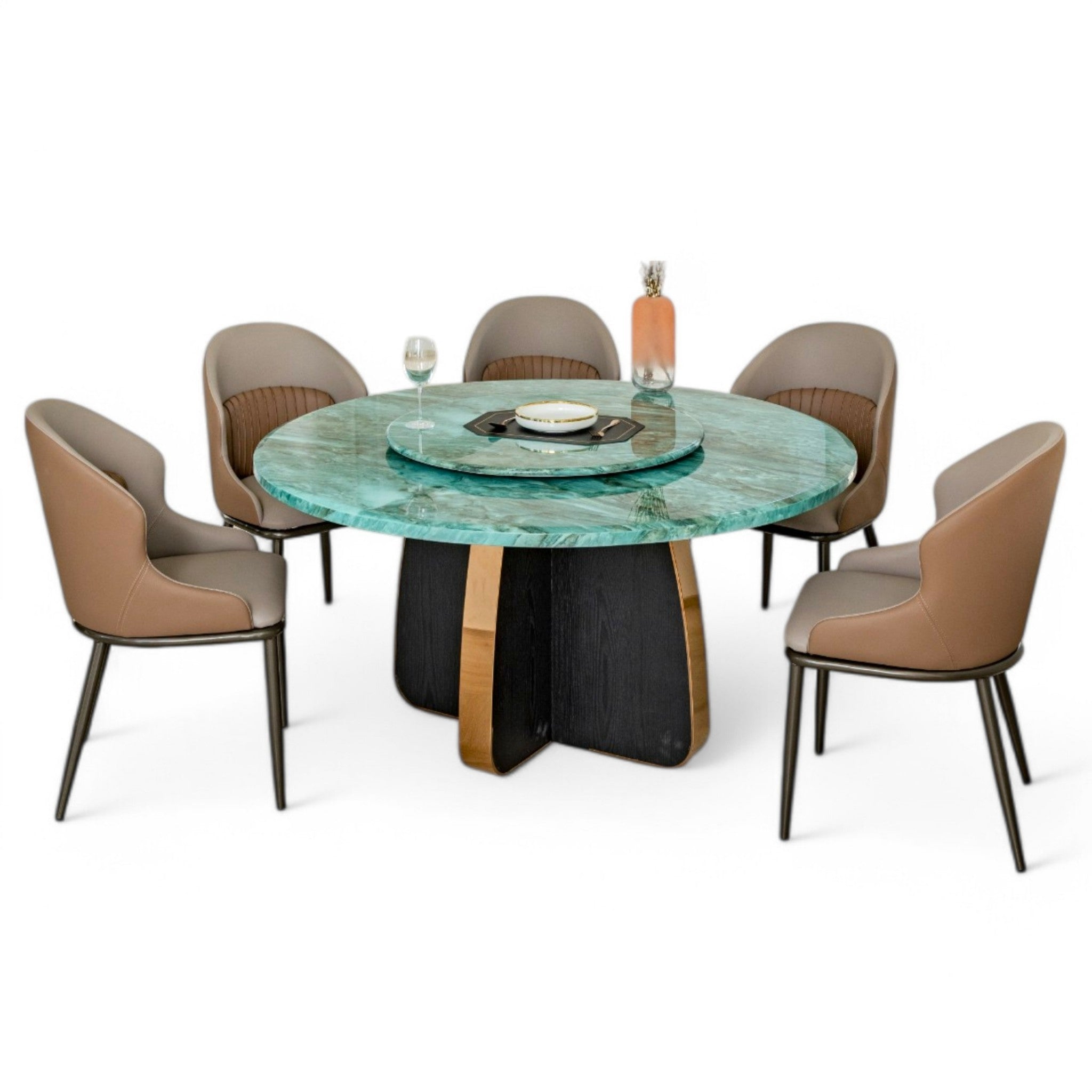 ชุดโต๊ะทานอาหารกลม 1.5 ม. รุ่น ริชมอนด์ RICHMON (6 ที่นั่ง)