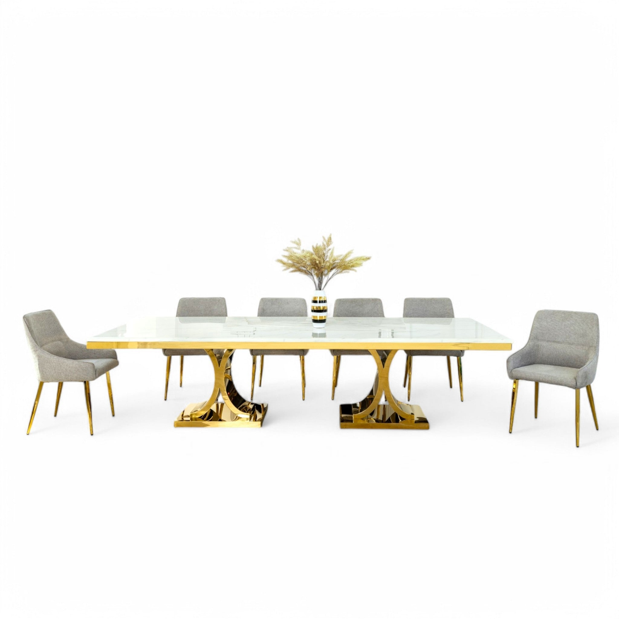 โต๊ะอาหารหินอ่อน 3 ม. รุ่น คาเลนเซีย CALENSIA (10ที่นั่ง)