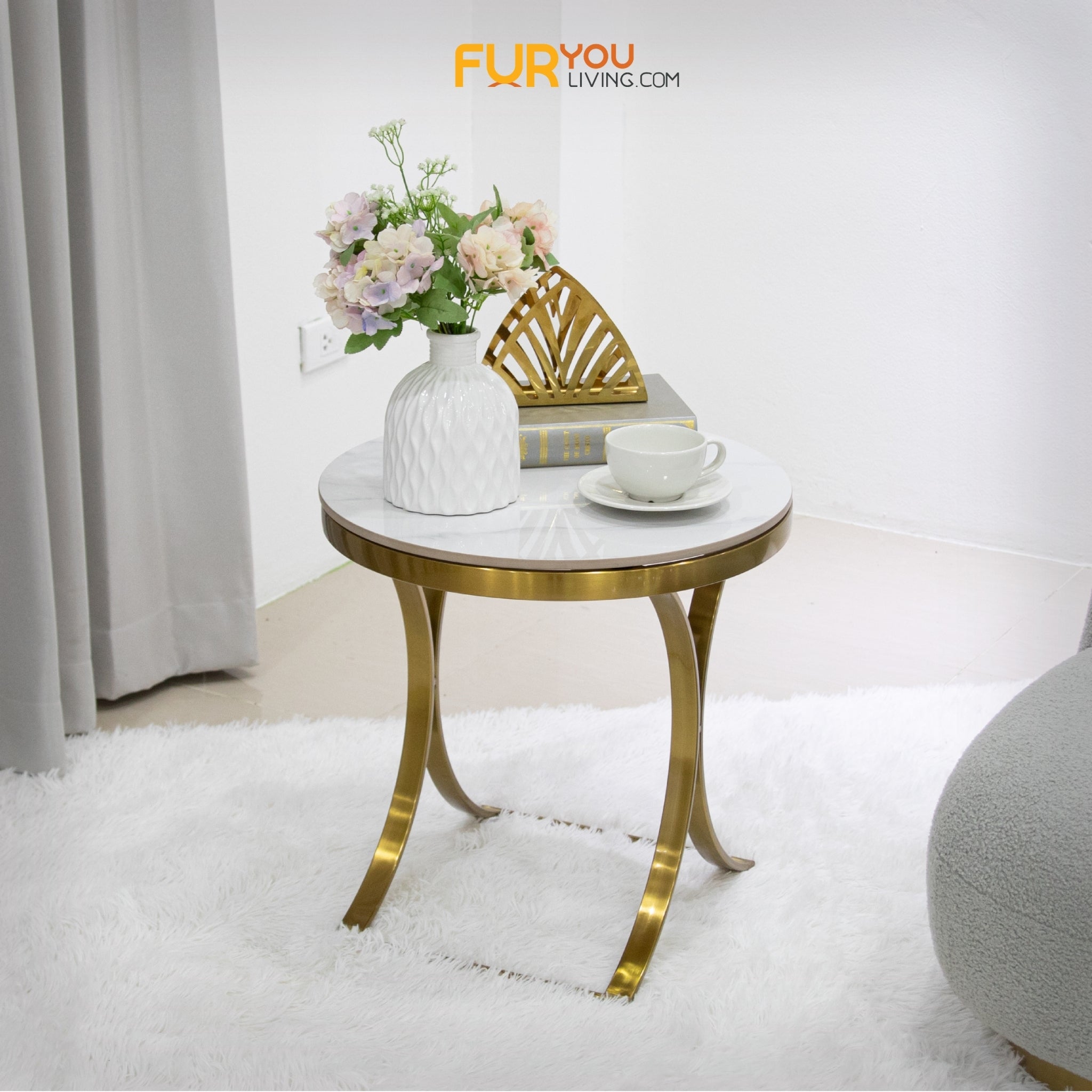 𝙉𝙀𝙒 𝘼𝙍𝙍𝙄𝙑𝘼𝙇 โต๊ะกลางหินอ่อน รุ่น "อมิเรีย AMIRIA"