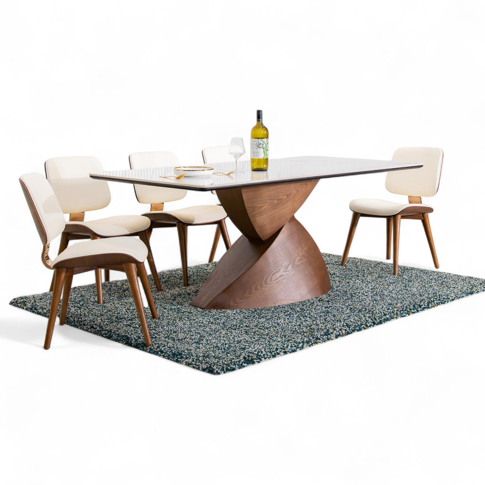 โต๊ะอาหารหิน 2.0 ม. รุ่น พิทูเนีย PETUNIA