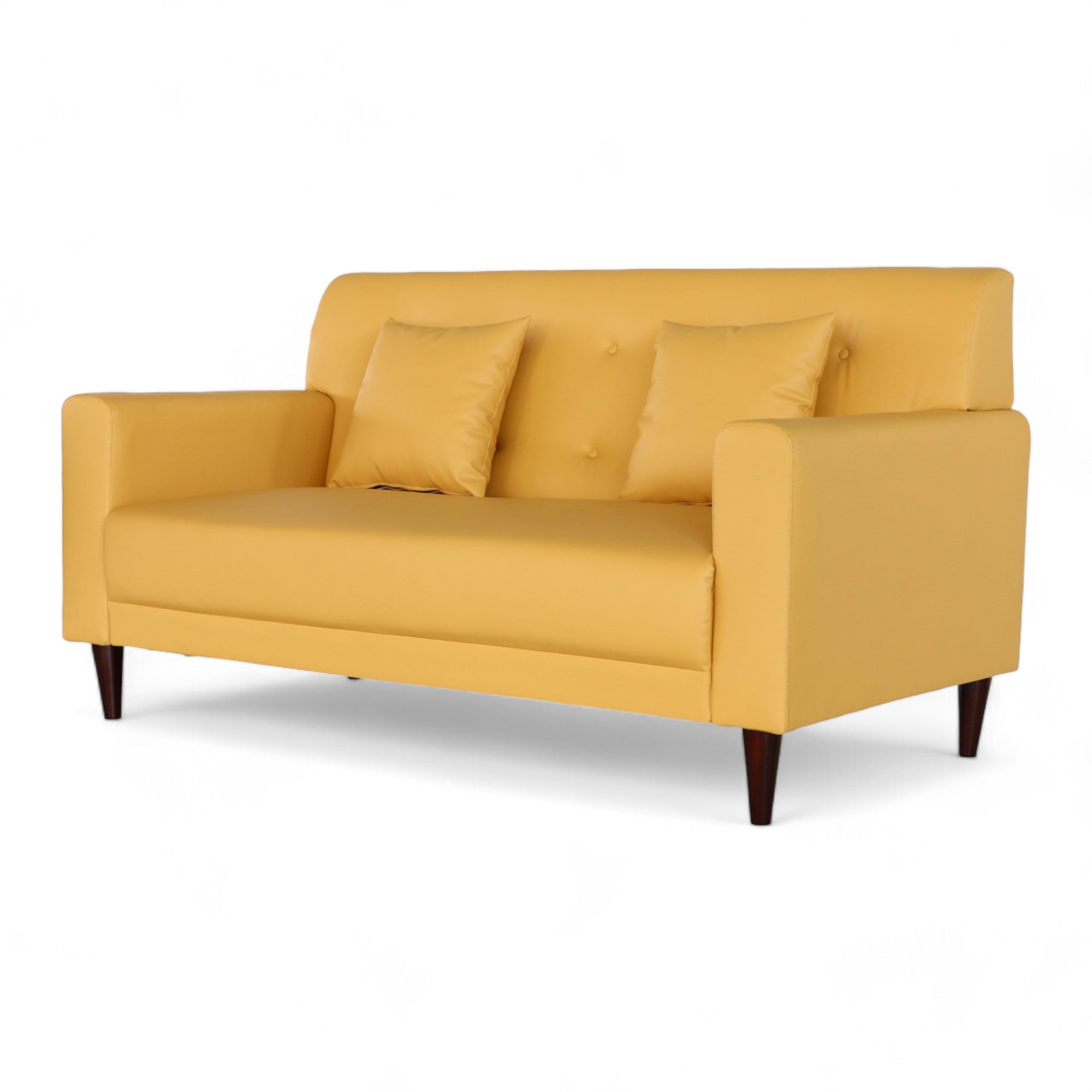 โซฟาหนังสังเคระาห์ 2-3 ที่นั่ง 160 ซม. พร้อมหมอน 2 ใบ รุ่น แพสชั่น PASSION