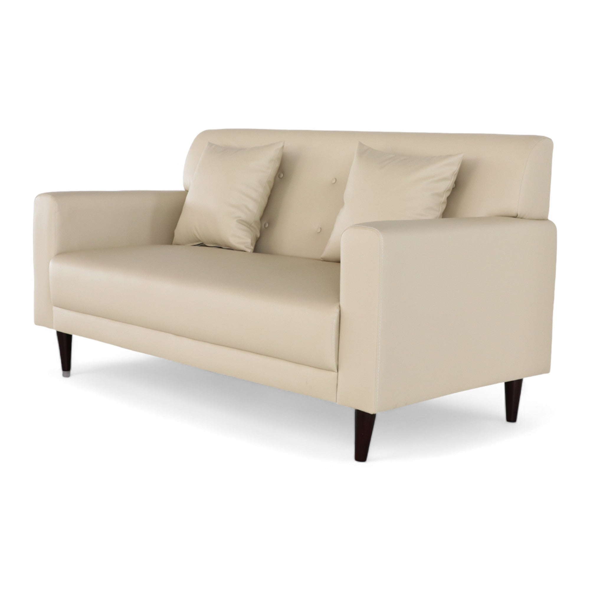 โซฟาหนังสังเคระาห์ 2-3 ที่นั่ง 160 ซม. พร้อมหมอน 2 ใบ รุ่น แพสชั่น PASSION