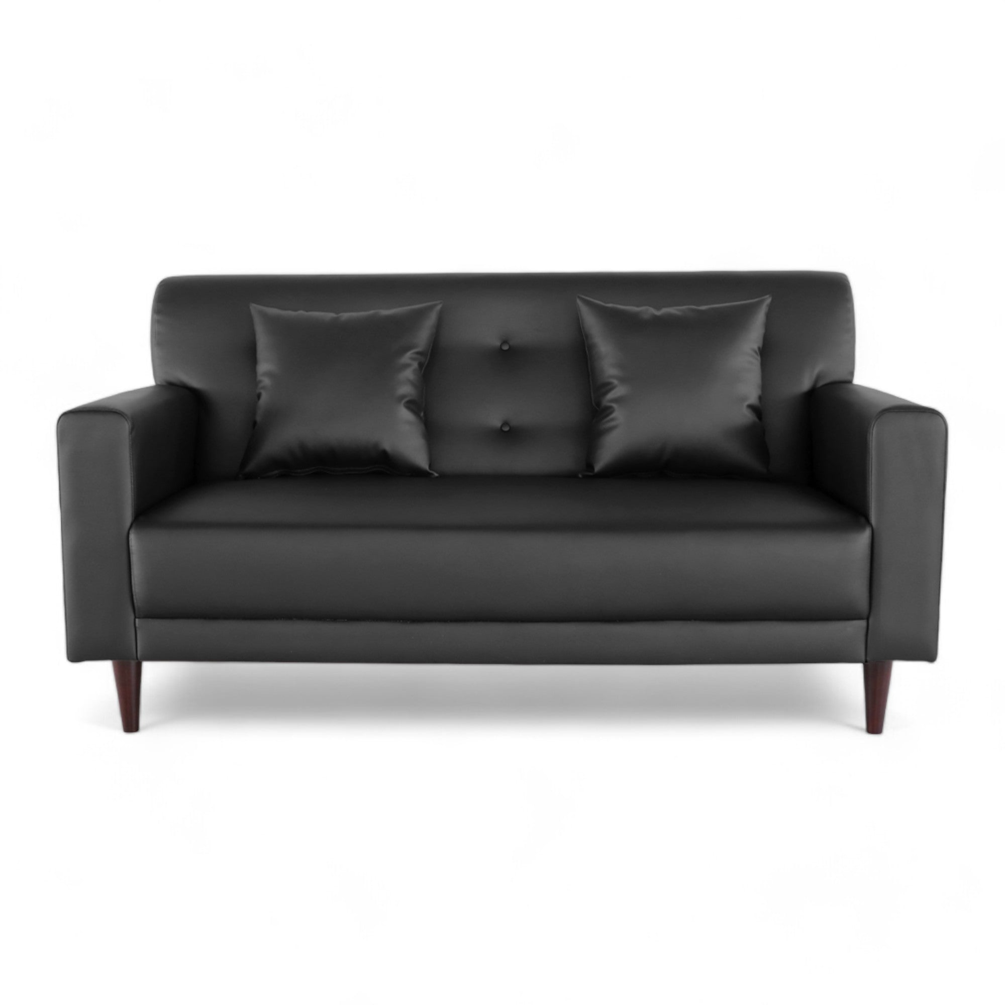 โซฟาหนังสังเคระาห์ 2-3 ที่นั่ง 160 ซม. พร้อมหมอน 2 ใบ รุ่น แพสชั่น PASSION