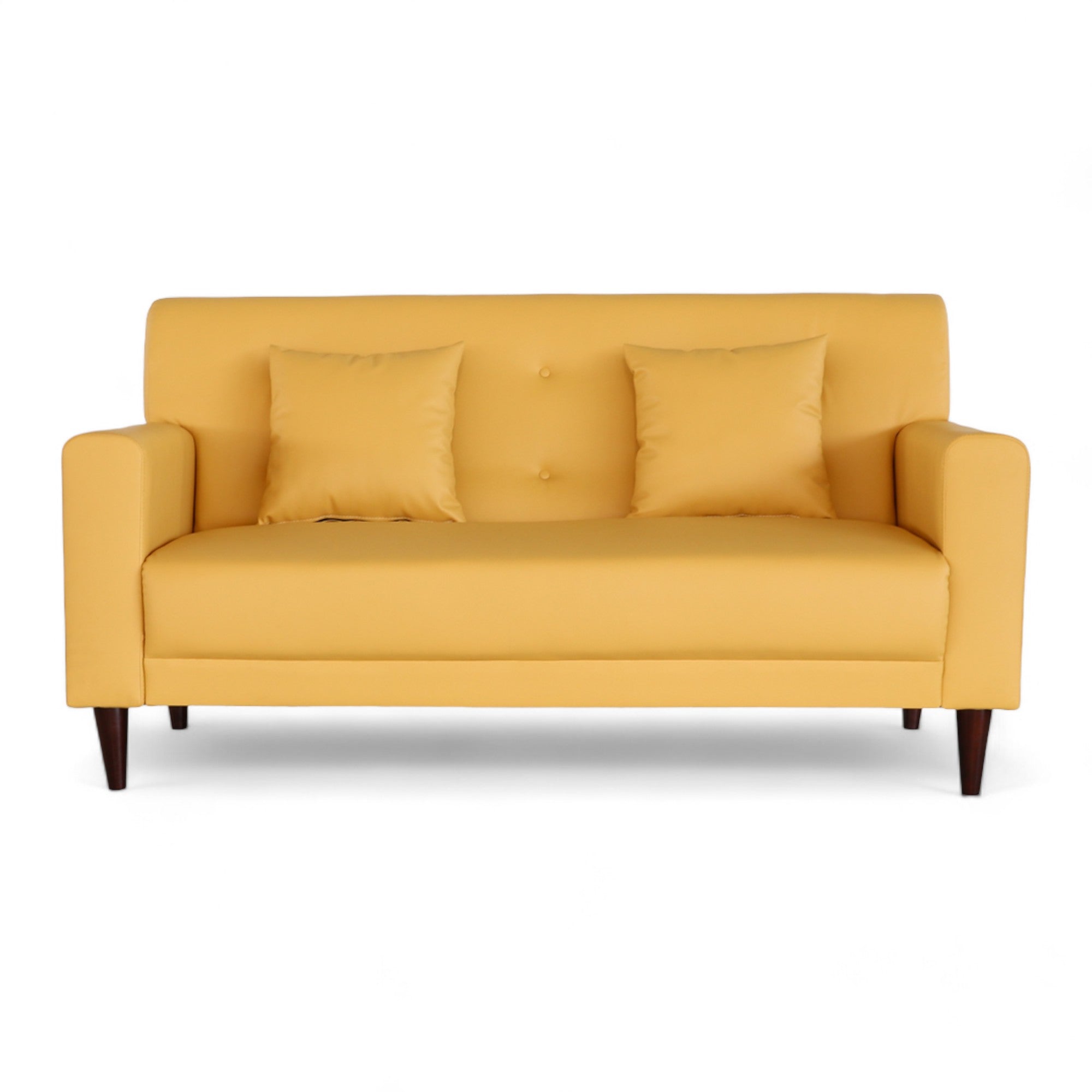 โซฟาหนังสังเคระาห์ 2-3 ที่นั่ง 160 ซม. พร้อมหมอน 2 ใบ รุ่น แพสชั่น PASSION