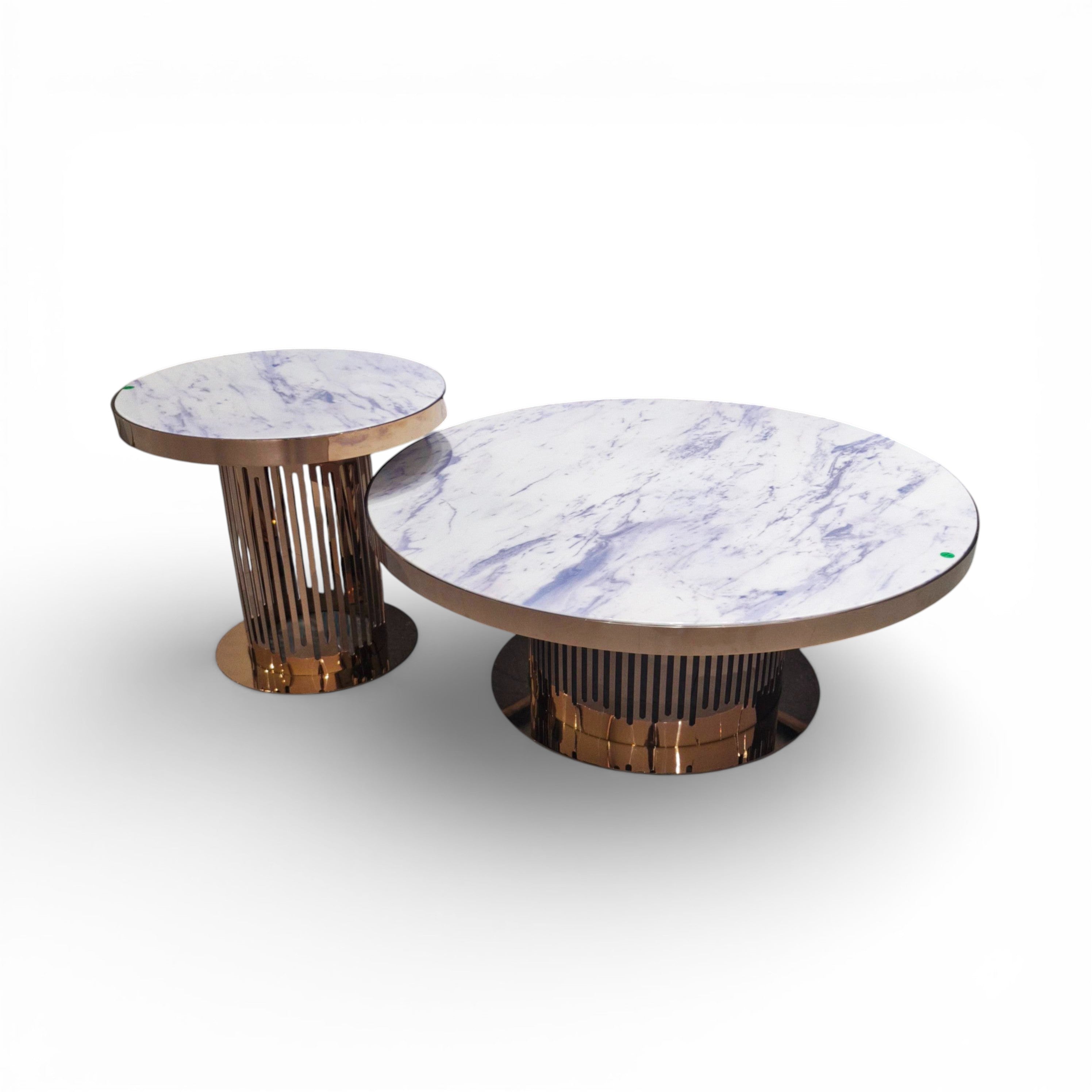 โต๊ะกลางหินอ่อน รุ่น สกาเล็ต SCARLETTE สีโรสโกล์ด