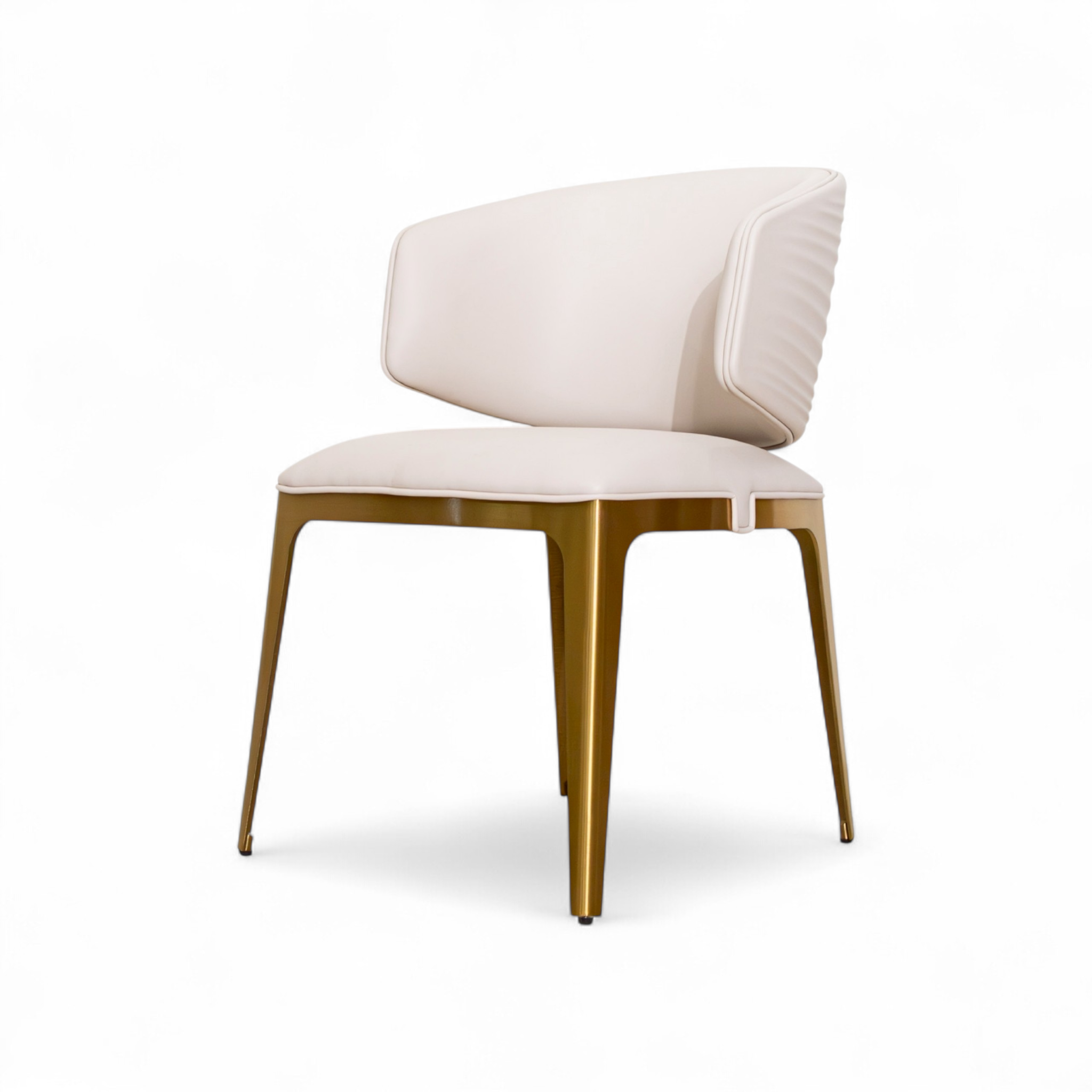 เก้าอี้อาหาร ขาสแตนเลสสีทอง รุ่น สเปส SPACE