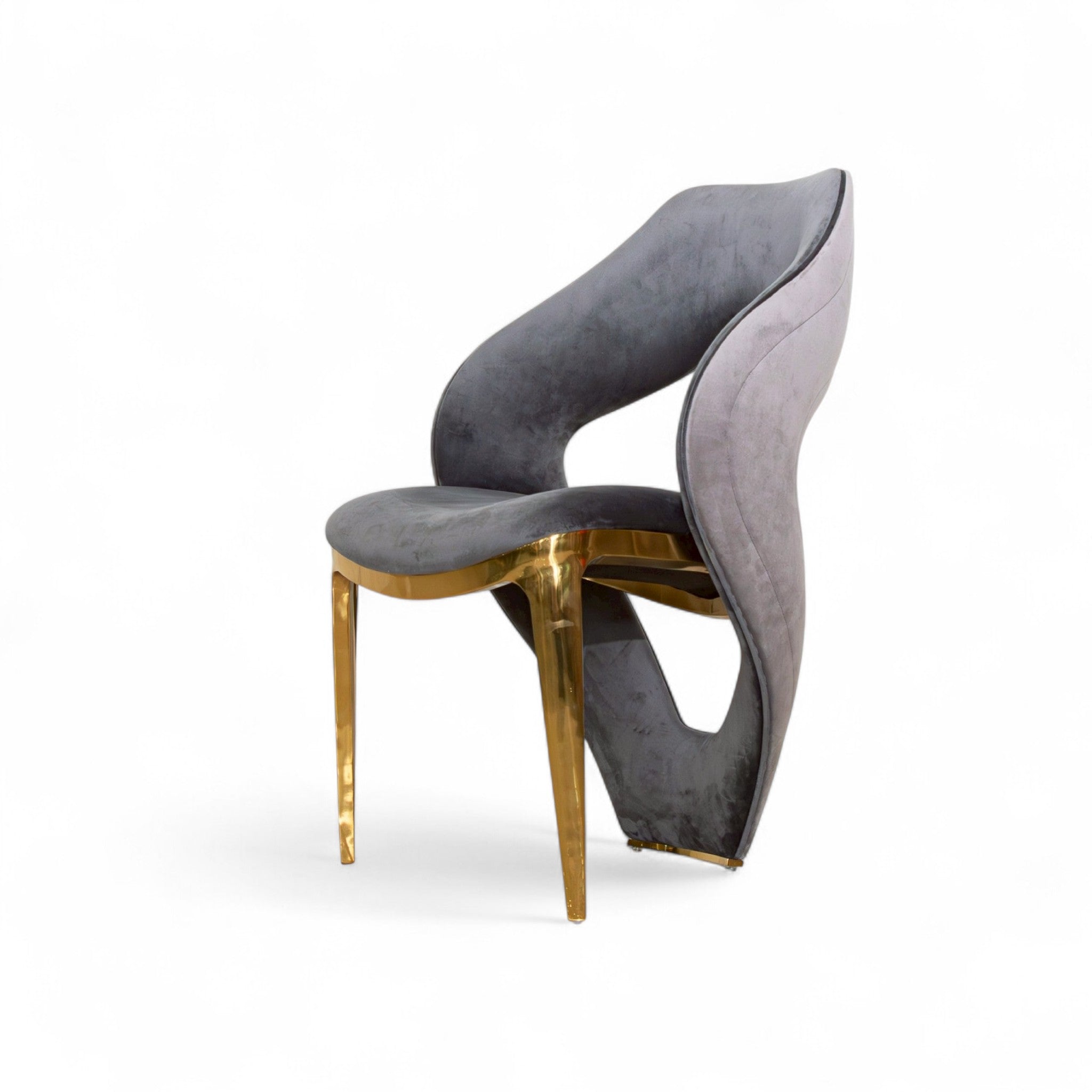 เก้าอี้อาหาร ขาสแตนเลสสีทอง รุ่น วีนัส VENUS