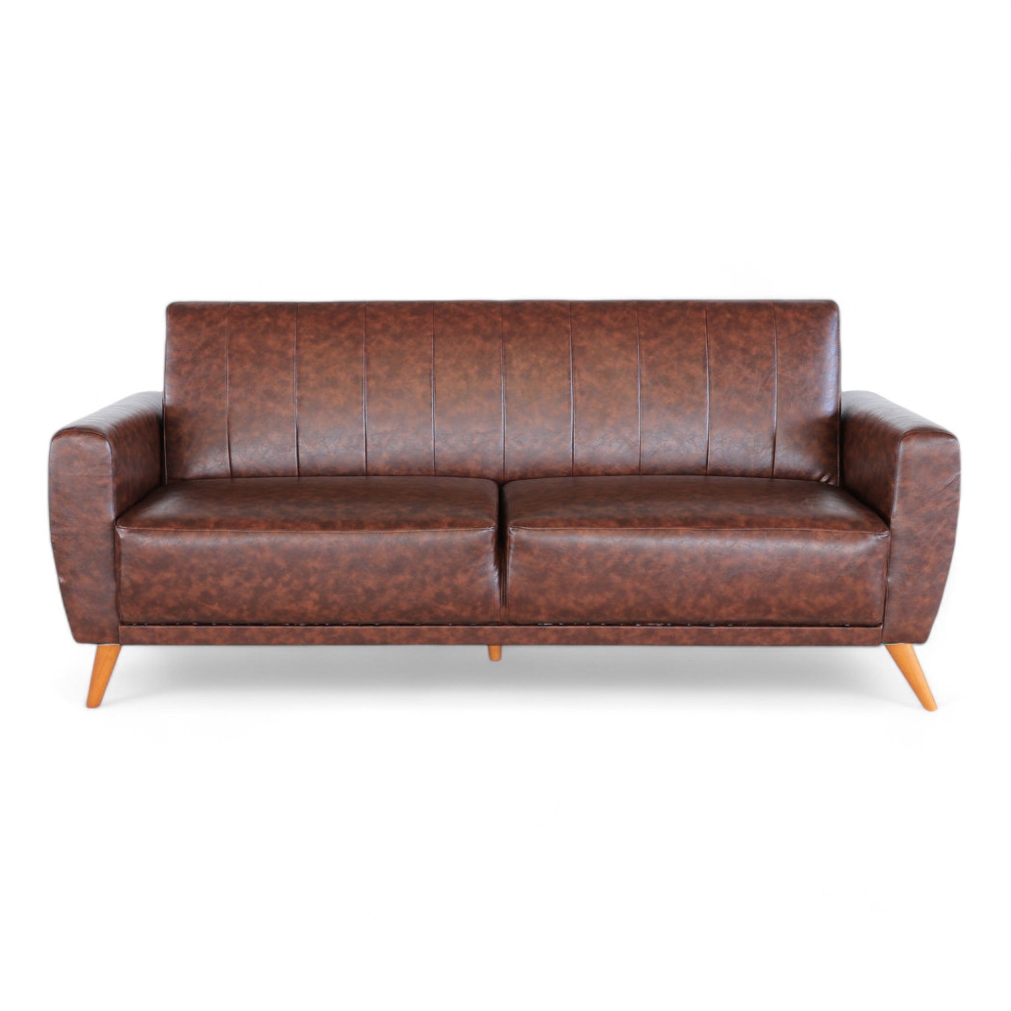 โซฟาหนัง โซฟาปรับนอนหนัง PU โครงไม้จริง รุ่น เมแกน ปรับนอนได้ 3 ระดับ