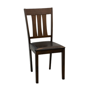 [พร้อมส่ง] ชุดโต๊ะกินข้าวไม้จริงทั้งชุด ขนาด 6 ที่นั่ง เก้าอี้หุ้มเบาะหนัง PU สีดำ