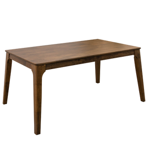 [พร้อมส่ง] ชุดโต๊ะกินข้าวไม้จริงทั้งชุด ขนาด 6 ที่นั่ง เก้าอี้หุ้มเบาะผ้าฝ้าย รุ่น เดียรัล