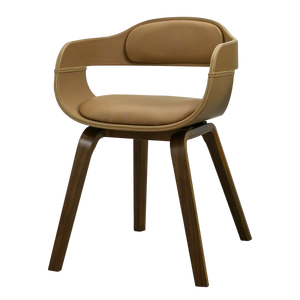 เก้าอี้บาร์ไม้/หนังPVC " เบคกี้ BECKY " ขนาด 40x49x70 cm.