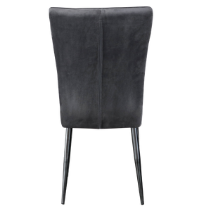เก้าอี้โต๊ะอาหาร เก้าอี้ทานอาหาร เก้าอี้กินข้าวโครงเหล็ก แข็งแรง หุ้มเบาะผ้า soft tech รุ่น กาเร็ต "GARRETT"