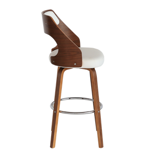 เก้าอี้บาร์ไม้ หนัง " คาริปโซ่ CARIPSO " เก้าอี้ทรงสูง เก้าอี้คาเฟ่