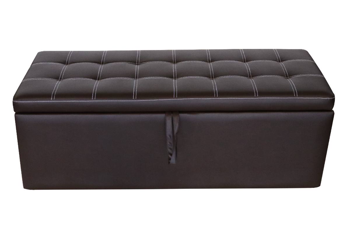 สตูลหนัง 120 ซม. เปิดฝาได้ รุ่น บัตเตอร์ BUTTER