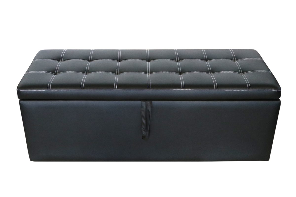 สตูลหนัง 120 ซม. เปิดฝาได้ รุ่น บัตเตอร์ BUTTER