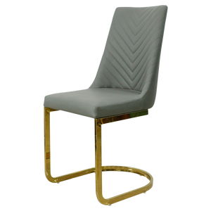 [พร้อมส่ง] ชุดโต๊ะอาหาร รุ่น EMMA ขา Rose Gold (โต๊ะ 1 ตัว + เก้าอี้ AVERY 6 ตัว)  เลือกสีเก้าอี้ได้