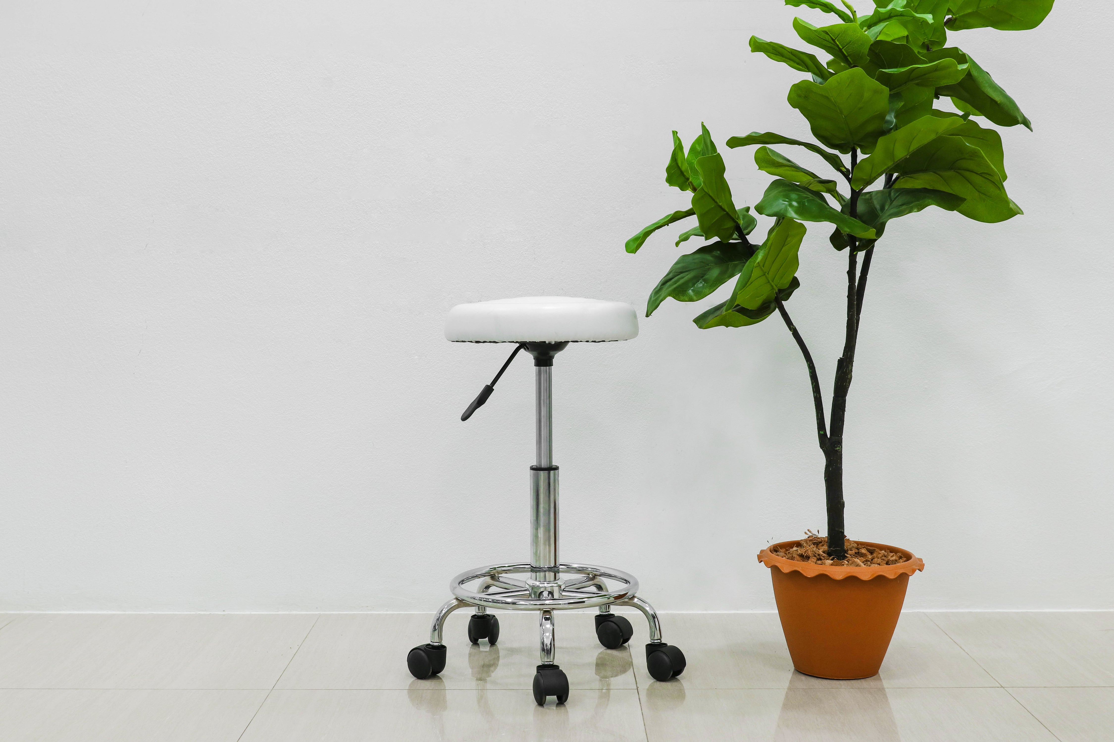 เก้าอี้บาร์หนัง เก้าอี้บาร์ปรับระดับได้ รุ่น พูห์ "Pooh"