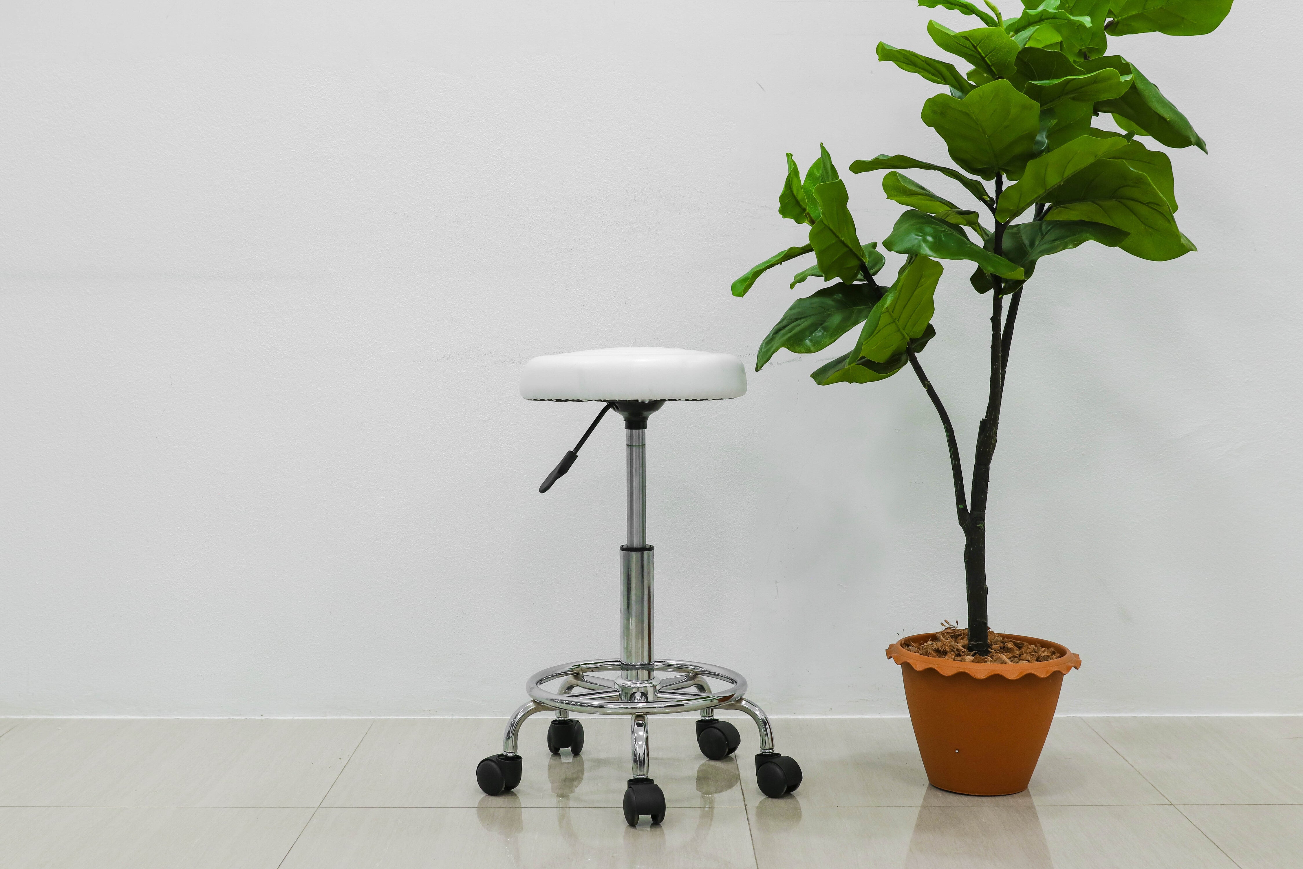 เก้าอี้บาร์หนัง เก้าอี้บาร์ปรับระดับได้ รุ่น พูห์ "Pooh"