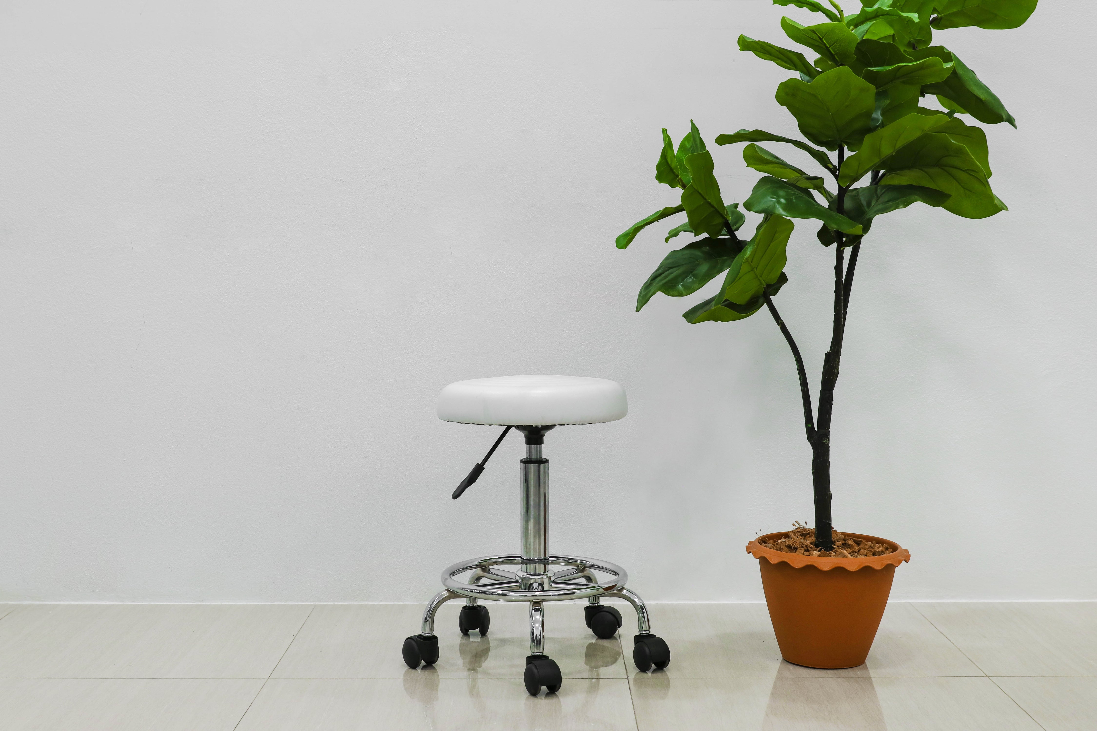 เก้าอี้บาร์หนัง เก้าอี้บาร์ปรับระดับได้ รุ่น พูห์ "Pooh"