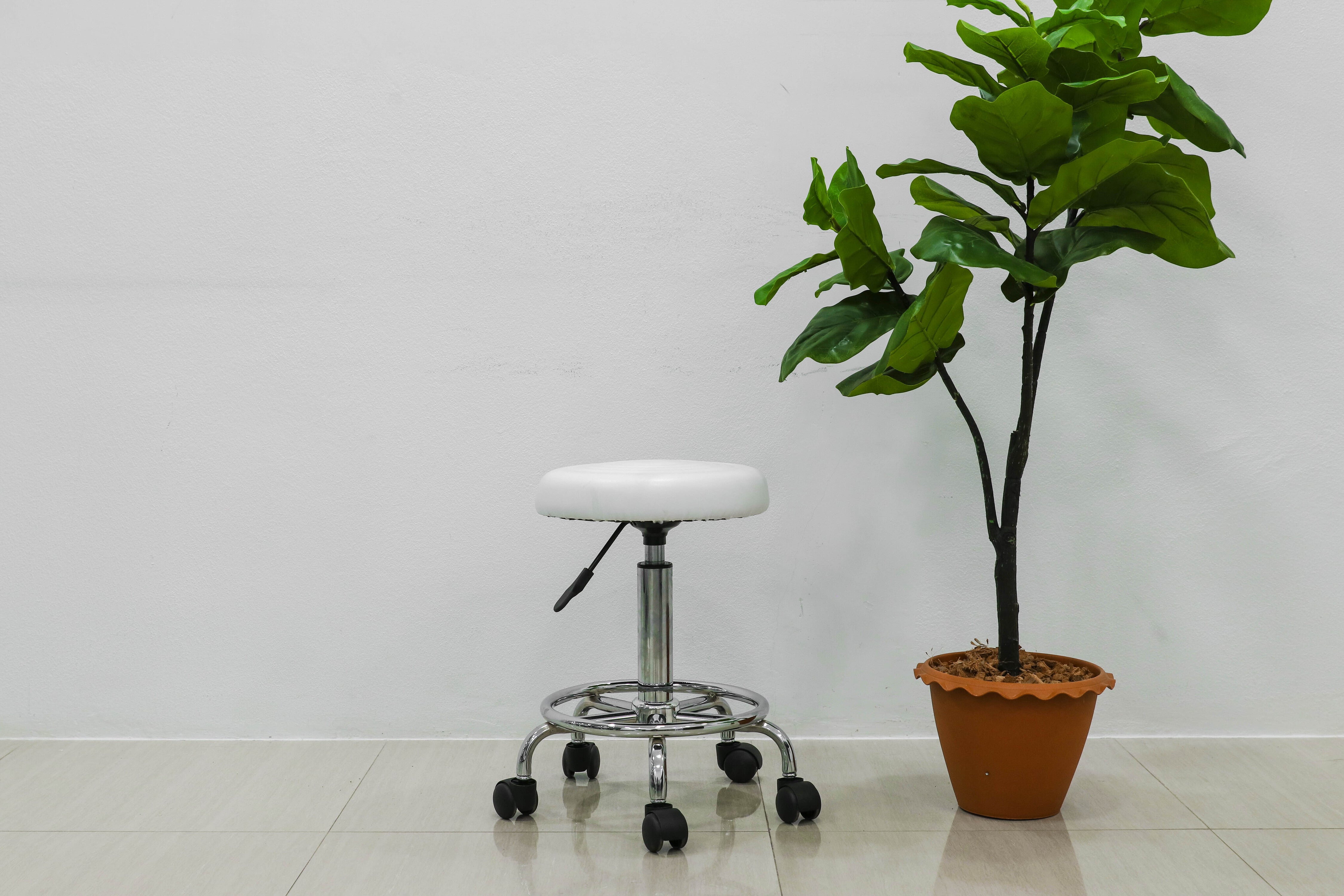 เก้าอี้บาร์หนัง เก้าอี้บาร์ปรับระดับได้ รุ่น พูห์ "Pooh"