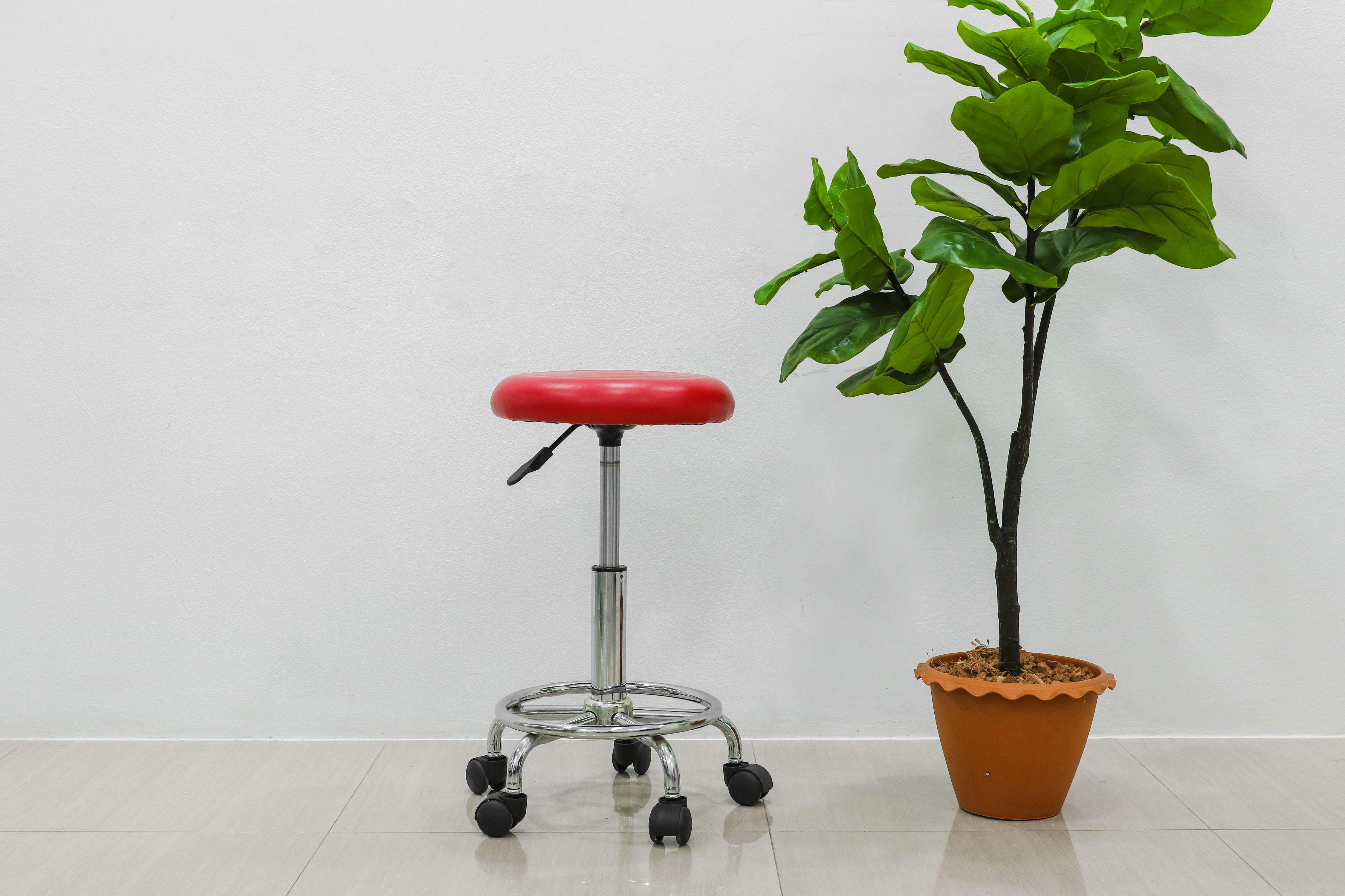 เก้าอี้บาร์หนัง เก้าอี้บาร์ปรับระดับได้ รุ่น พูห์ "Pooh"