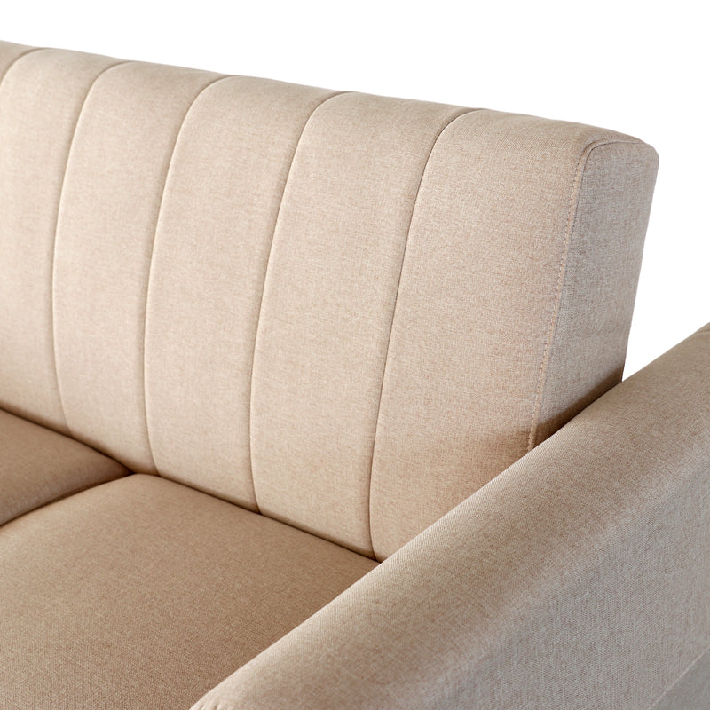 โซฟาเบด โซฟาปรับนอนผ้าฝ้าย 3 ที่นั่ง รุ่น วาโน โครงขาไม้ เบาะหุ้มด้วยผ้าฝ้าย ปรับนอนได้ 3 ระดับ