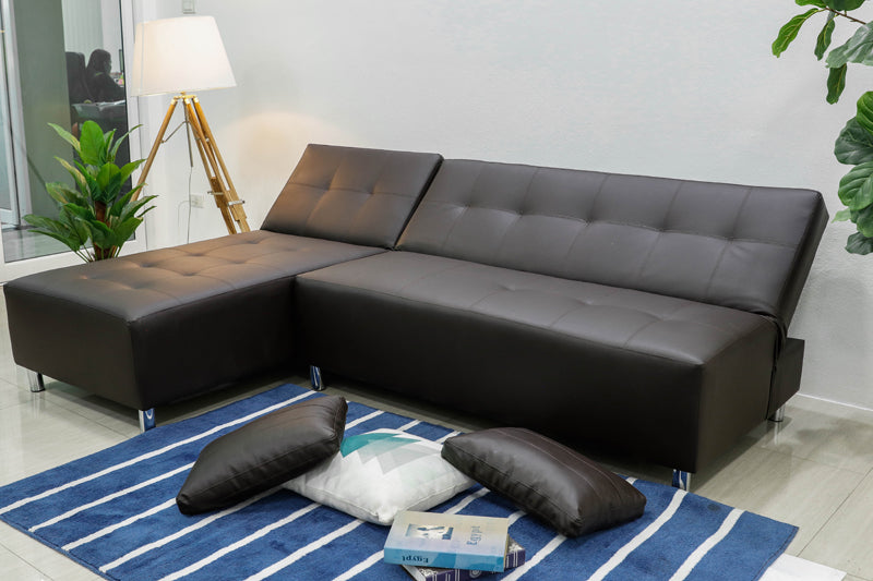 โซฟาปรับนอน โซฟาเบด หนัง pvc ปรับนอนได้ 3 ระดับ สูงสุด 180 องศา รุ่น ดิสนีย์