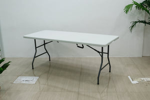 โต๊ะพับพลาสติก โต๊ะสนามเอนกประสงค์ สีขาว รุ่น เอ็นจอย "ENJOY A"